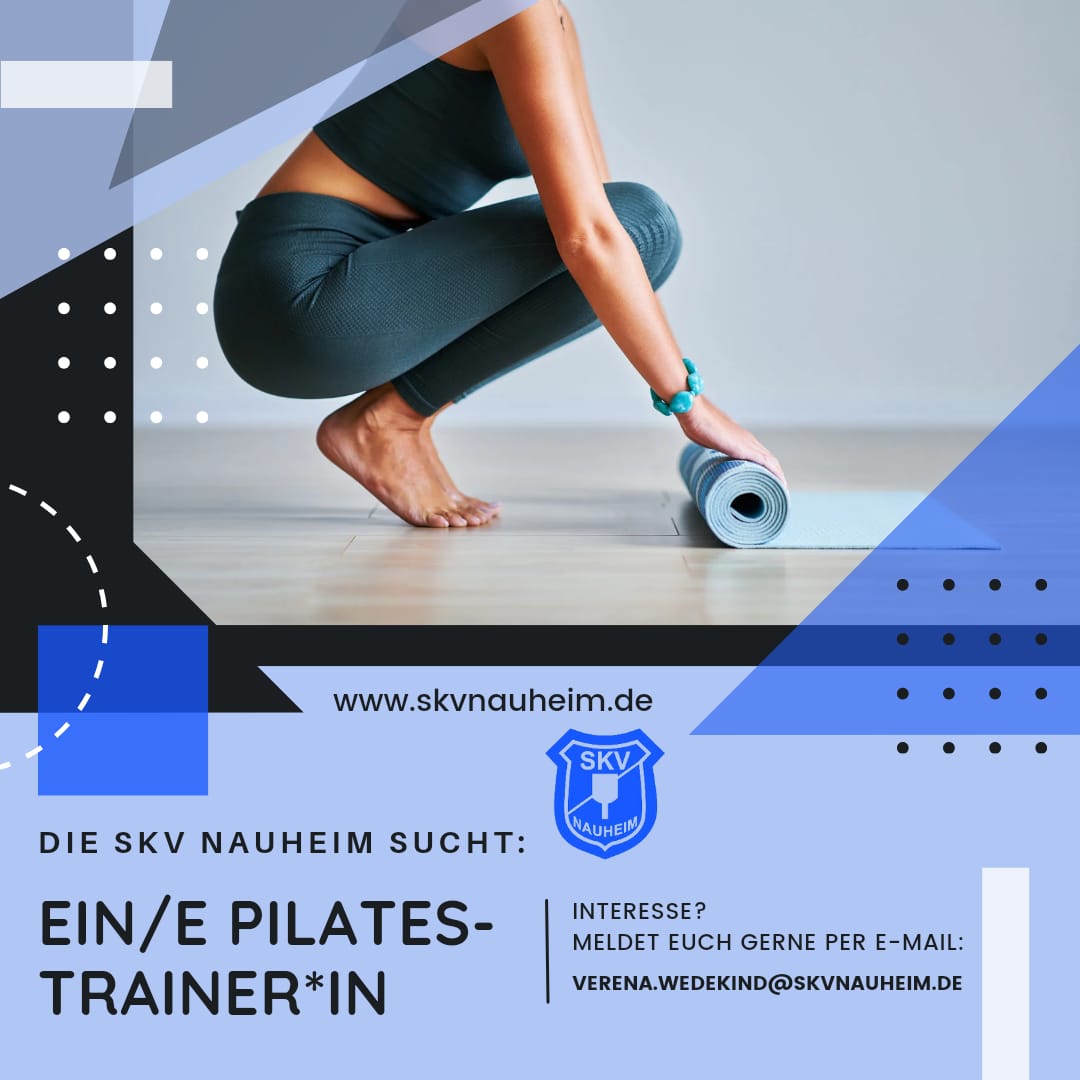 Flyer Pilates Trainer gesucht