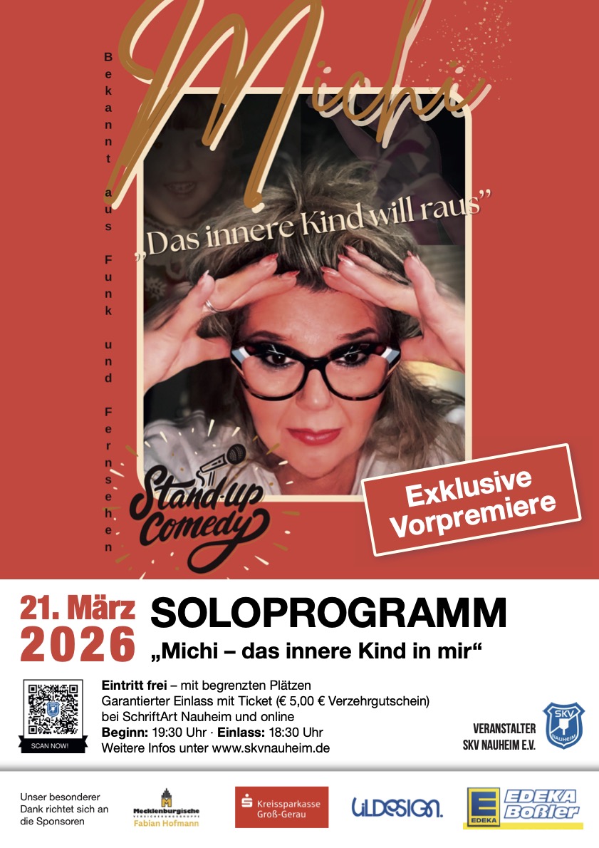 Michi das innere Kind in mir Plakat 2026 A3 Zuschnitt