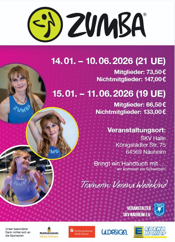 Flyer Zumba Januar 26