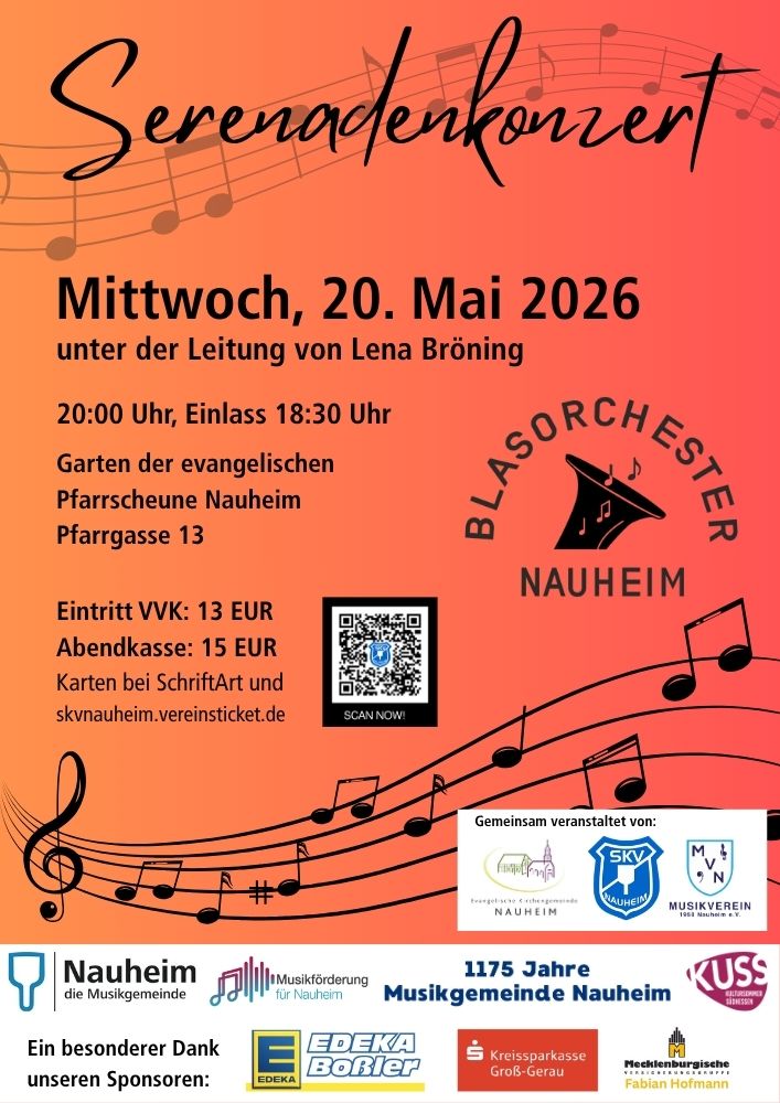 Flyer Serenadenkonzert 2026