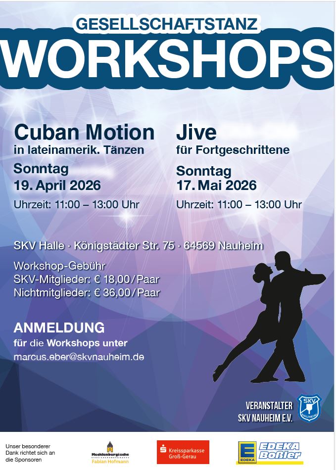 Flyer Workshops April Mai 2026